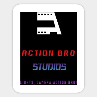 Film strip logo with new slogan Sticker